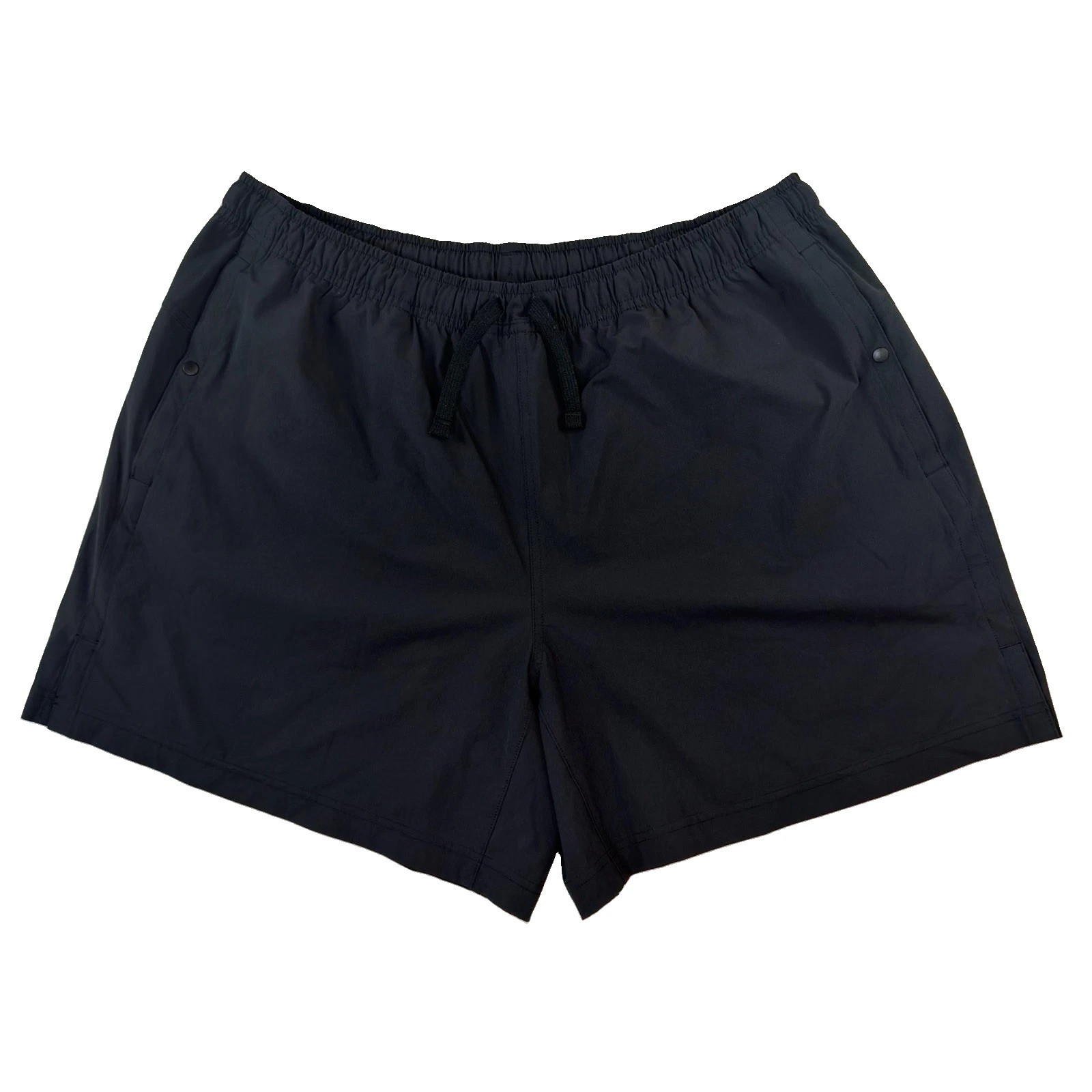 Rei Co-Op Shorts Mens Large Black Microfiber 7 Inch Hiking Gym Pockets